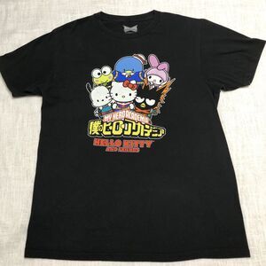 My Hero Academia Hello Kitty Friends Shirt XL Graphic Cotton Anime Kawaii Mashup